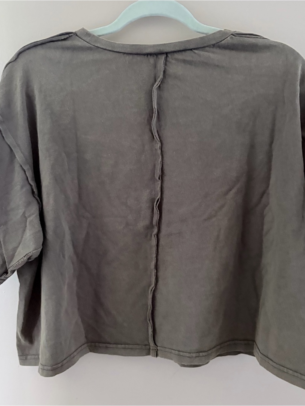Arula Desert Vibes Cropped Graphic Tee Size X Gray Boho Western - Picture 4 of 7